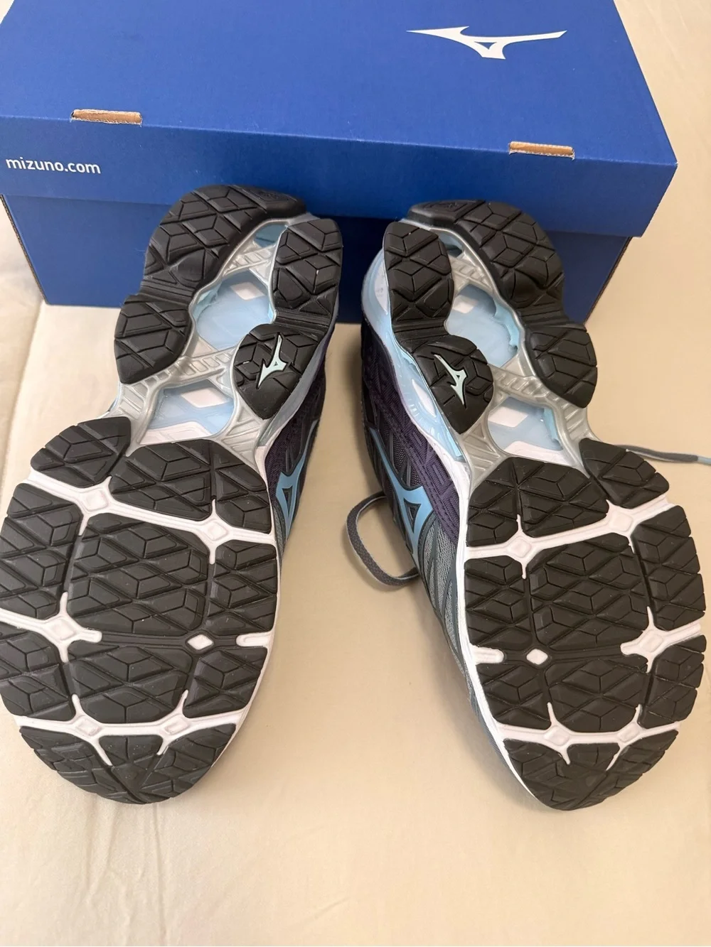 Mizuno Wave Creation 20 Running Shoes Grey Blue - Size 8.5 (With Original Box)